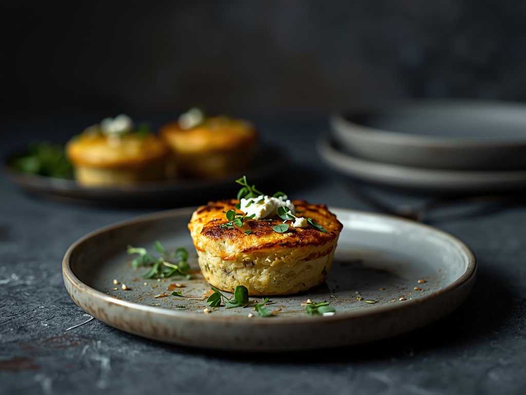 Æggemuffins med spinat og feta