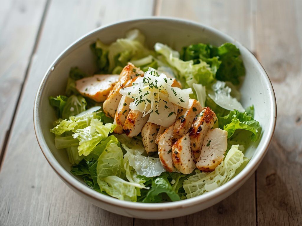 Cæsarsalat med kylling