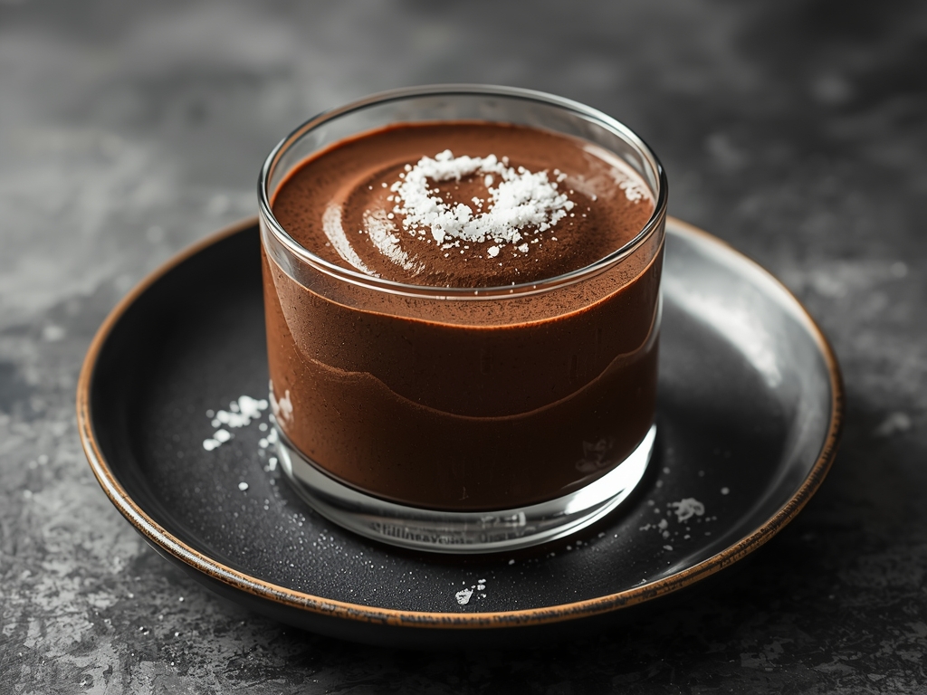 Chokolademousse med havsalt