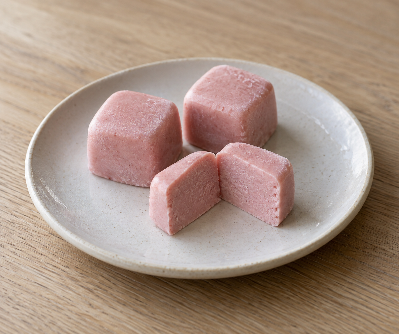 Jordbær-cheesecake bites