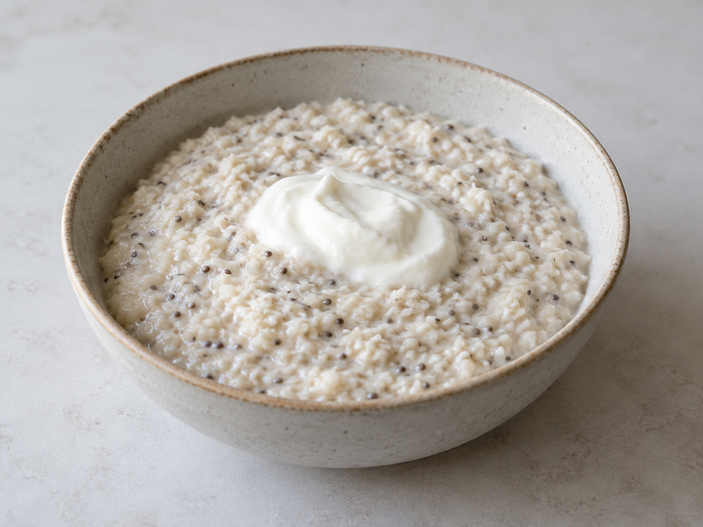 Varm kokosgrød med chia og kardemomme